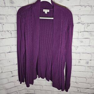 Purple Cardigan